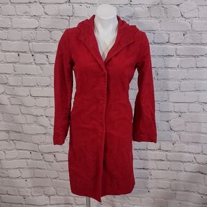 Vintage 90's red hooded coat